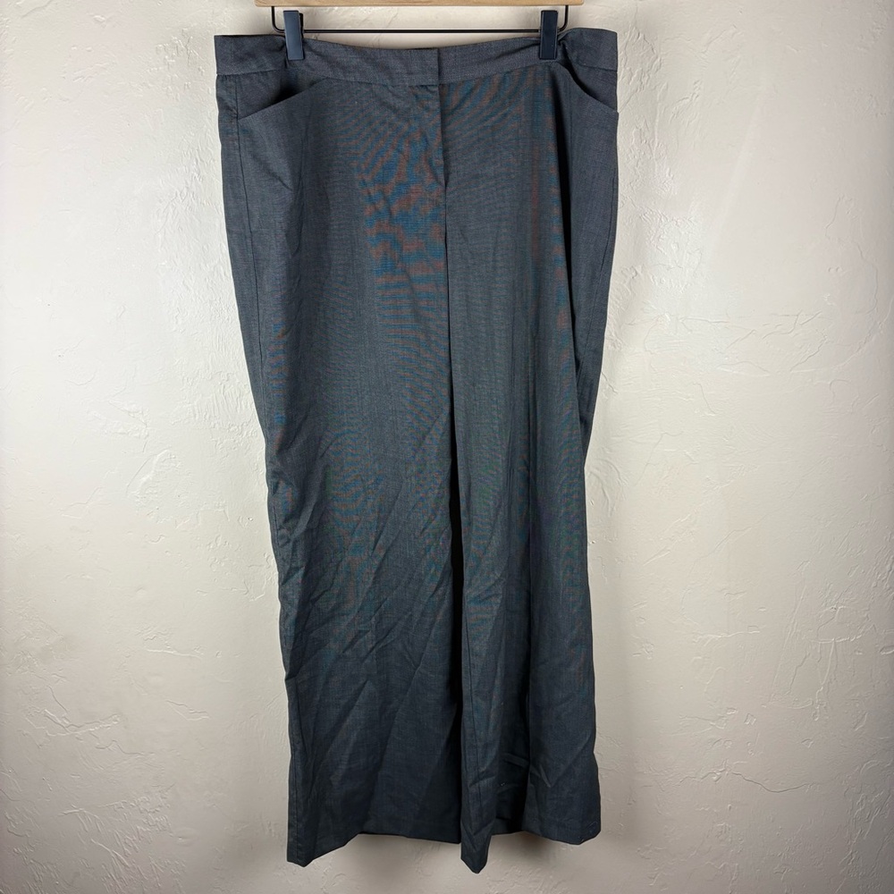 NWT Worthington Women’s Charcoal Gray Dress Pants Trousers Modern Fit size 14W